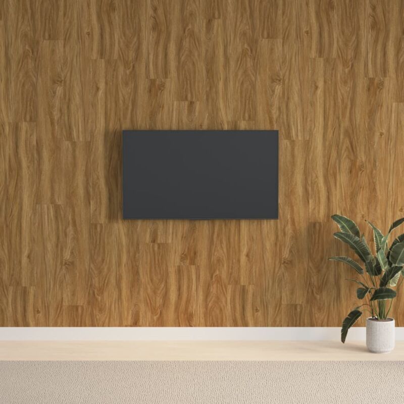 foto del prodotto pannelli da parete effetto legno marrone pvc 2,06 m vidaxl