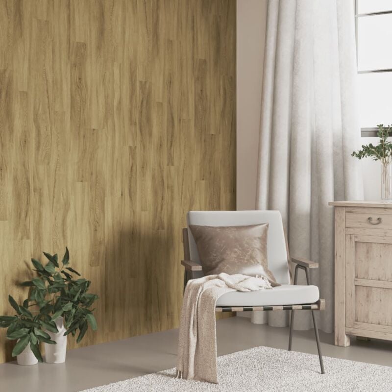 foto del prodotto pannelli da parete effetto legno marrone pvc 4,12 m vidaxl