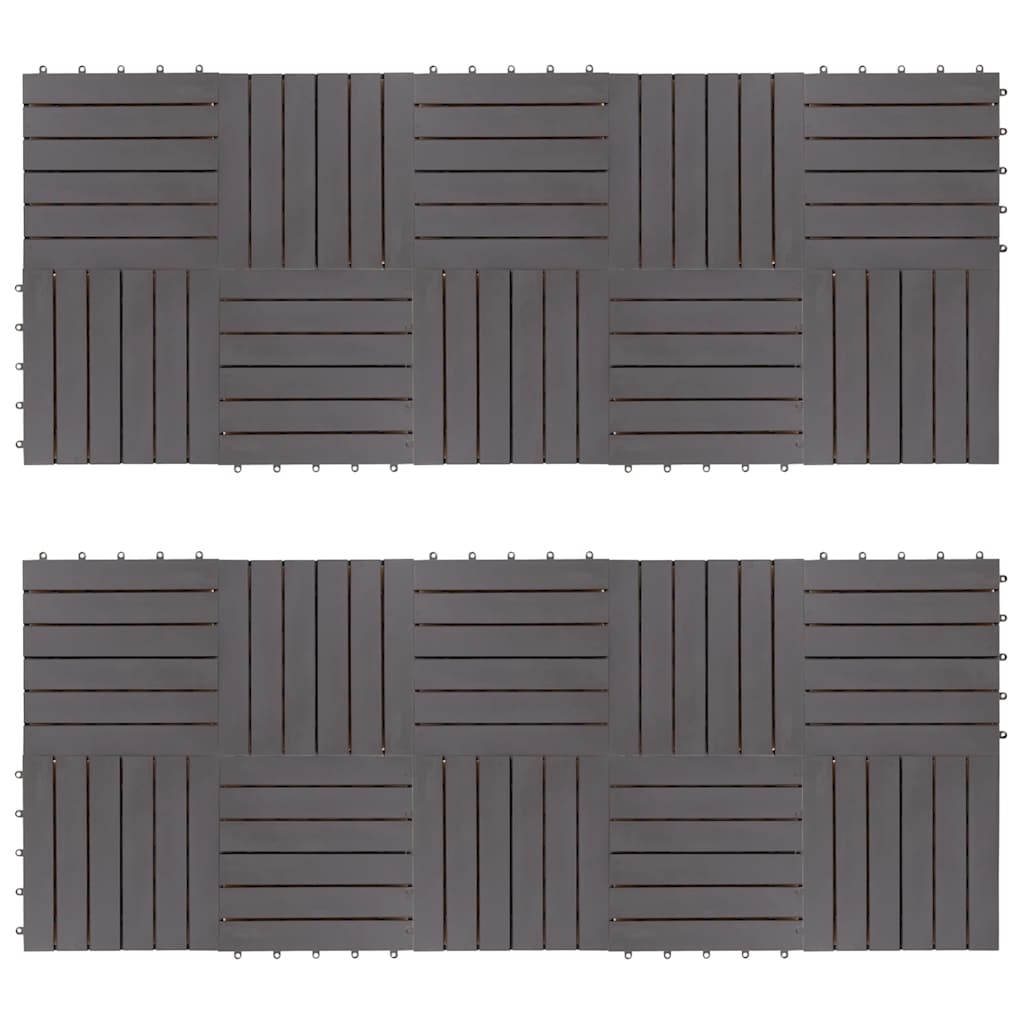 foto del prodotto pannelli decking 20 pz grigio slavato 30x30cm massello d 39 acacia cod mxl 44341