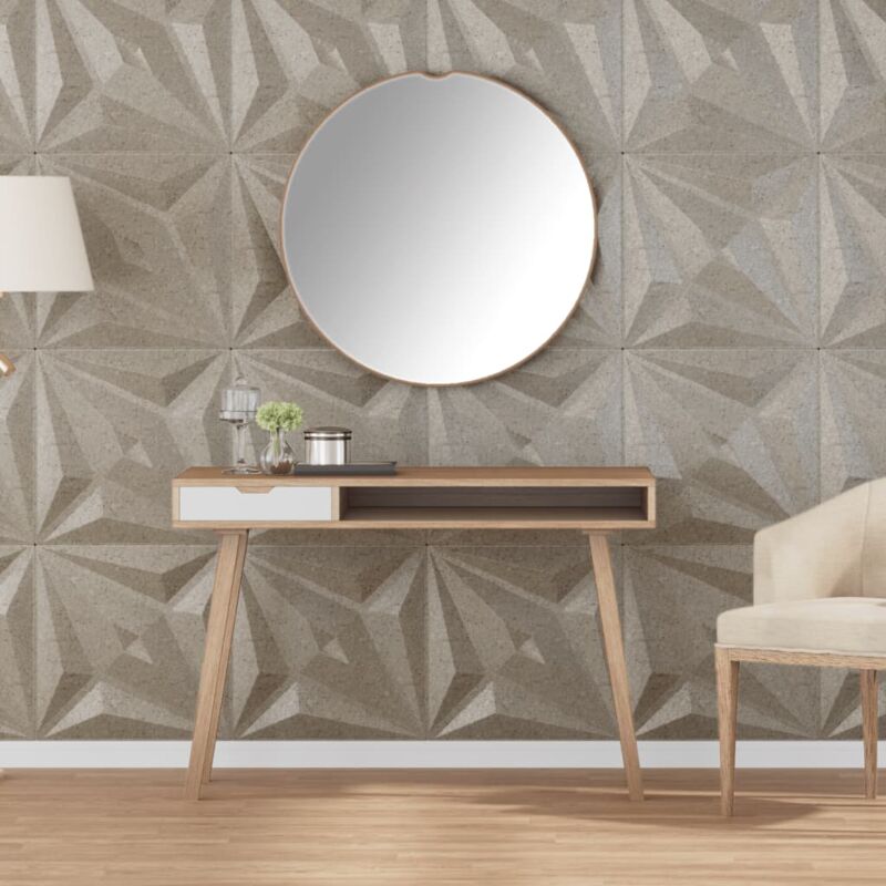 foto del prodotto pannelli murali 12 pz beton 50x50 cm xps 3 m stella vidaxl