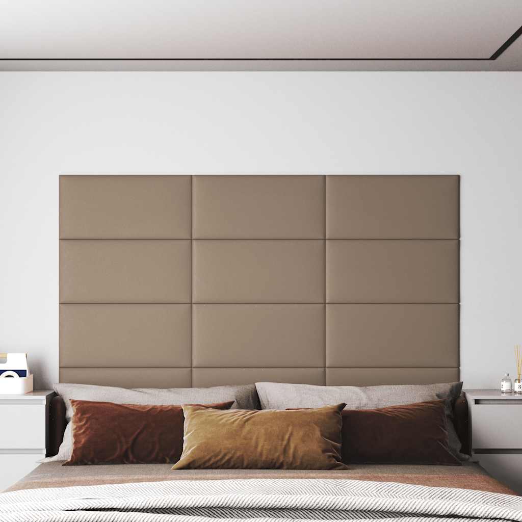 foto del prodotto pannelli murali 12 pz cappuccino 60x30 cm similpelle 2,16 mâ² cod mxl 9335