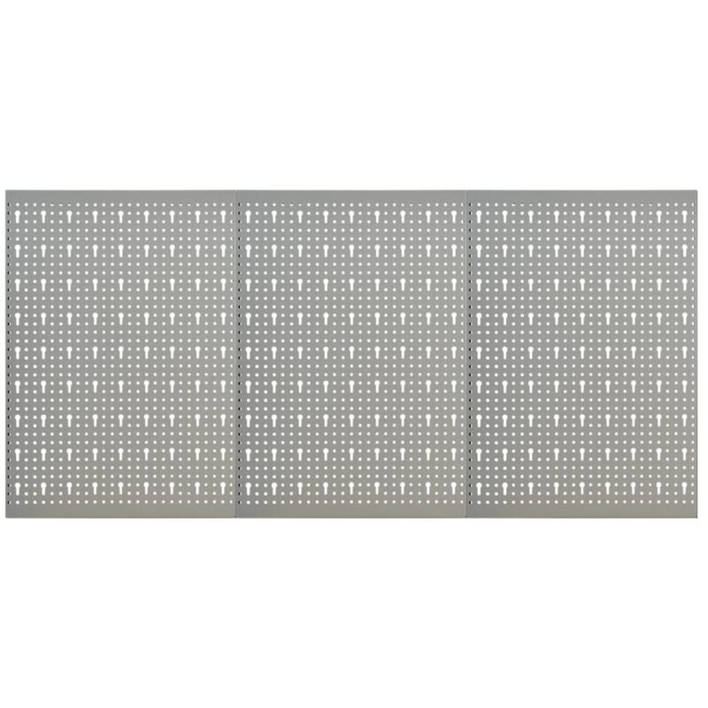 foto del prodotto pannelli per utensili a parete 3 pz 40x58 cm acciaio vidaxl