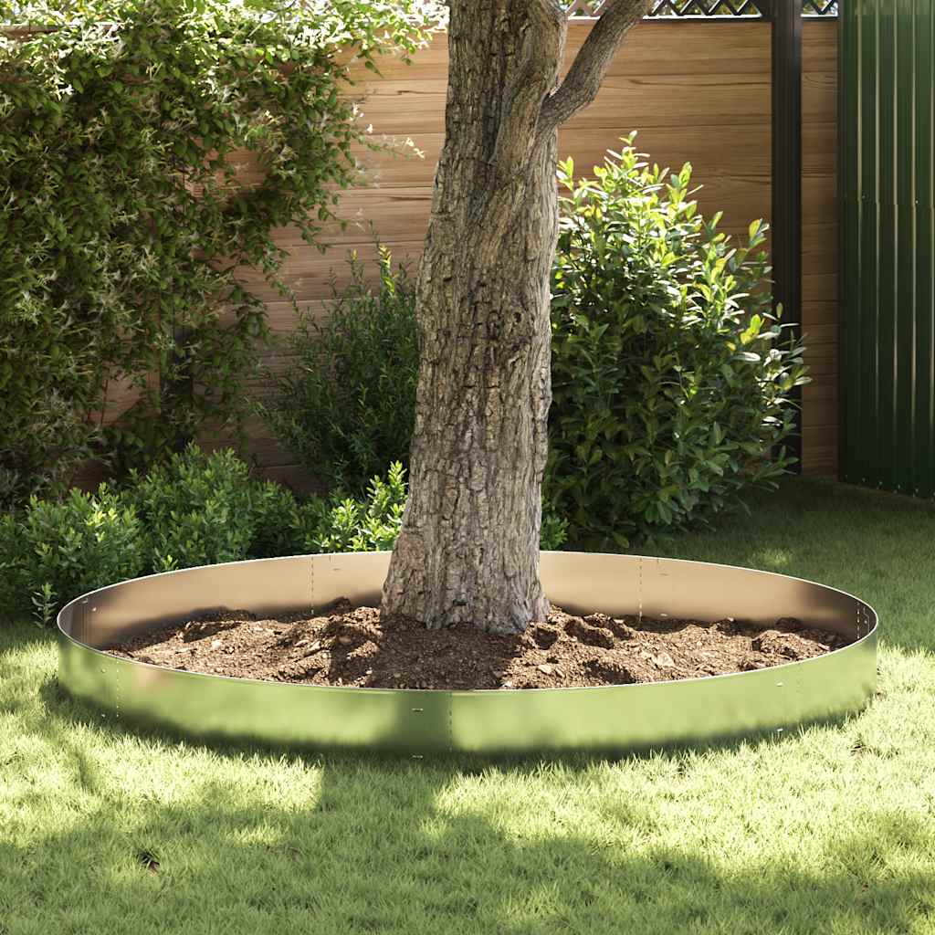 foto del prodotto pannelli recinzione per prato 20 pz acciaio zincato 100x20 cm cod mxl 13367