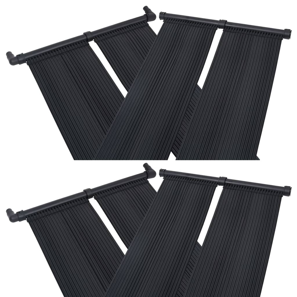 foto del prodotto pannelli solari riscaldatori per piscina 4 pz 80x310 cm