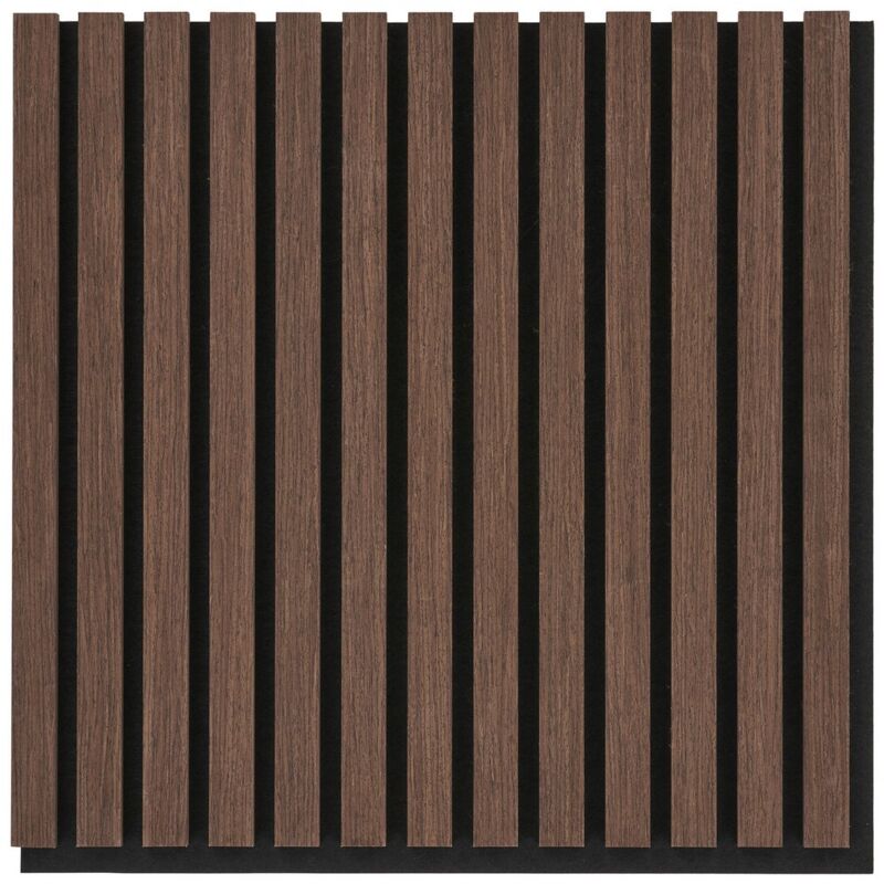 foto del prodotto pannello acustico moody, mdf, marrone, 52x2,2x52 cm