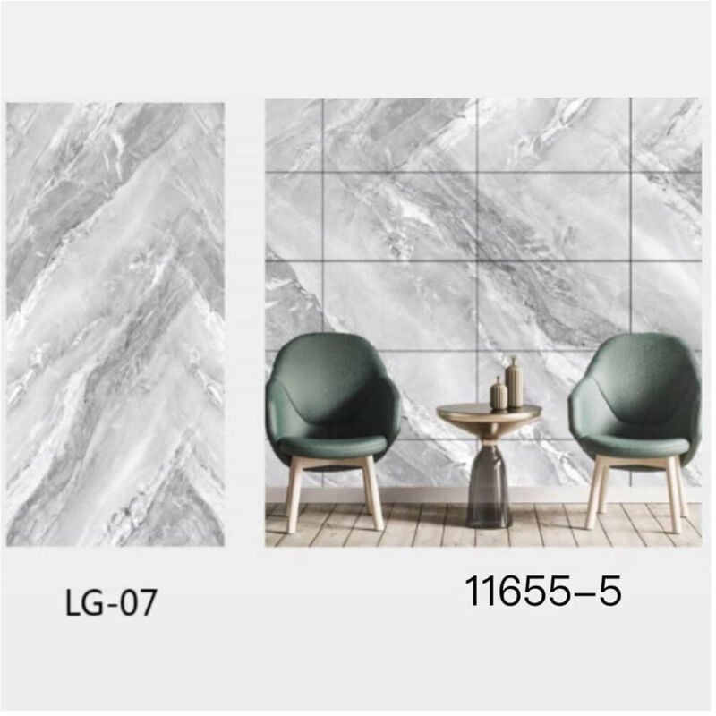 foto del prodotto pannello adesivo effetto marmo grigio perlato pareti paraschizzi 300x60cm stanza trade shop traesio