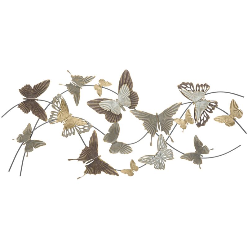 foto del prodotto pannello butterfly smart 118x3x52 cm in ferro multicolor