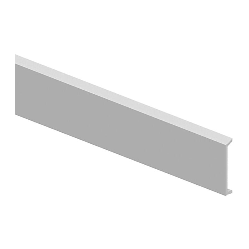 foto del prodotto pannello copertura binario incasso ego 100cm alluminio bianco