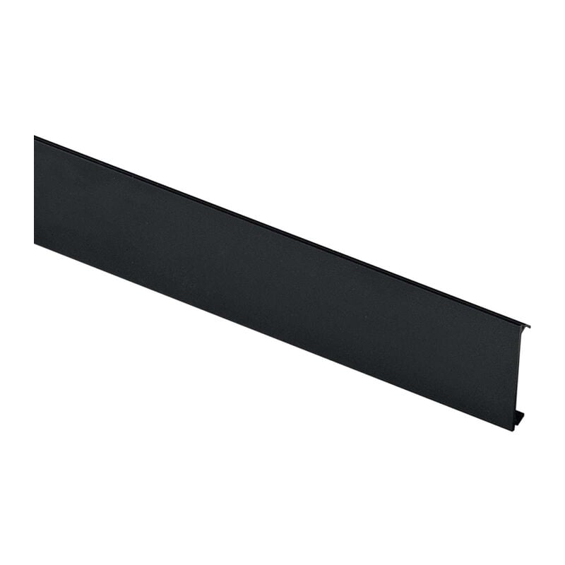 foto del prodotto pannello copertura binario incasso ego 100cm alluminio nero