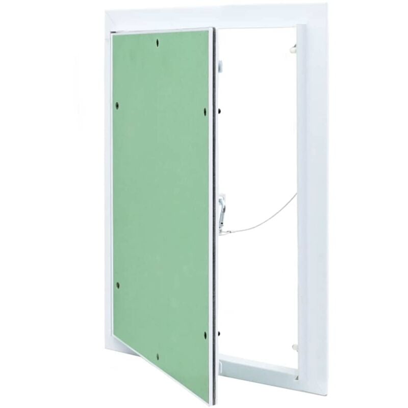 foto del prodotto pannello d accesso vidaxl con telaio in alluminio e cartongesso 300x400 mm