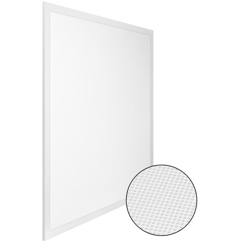 foto del prodotto pannello da incasso led 'medusa' con controller philips 40 w, 6500 k, 4400 lm ip20 e ugr19, 59,5 x 59,5 x 3 cm, colore bianco