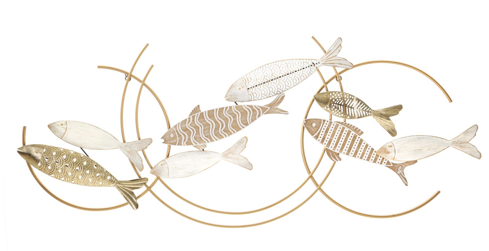 foto del prodotto pannello da muro fishy move 142,9x5x61,6 cm in ferro