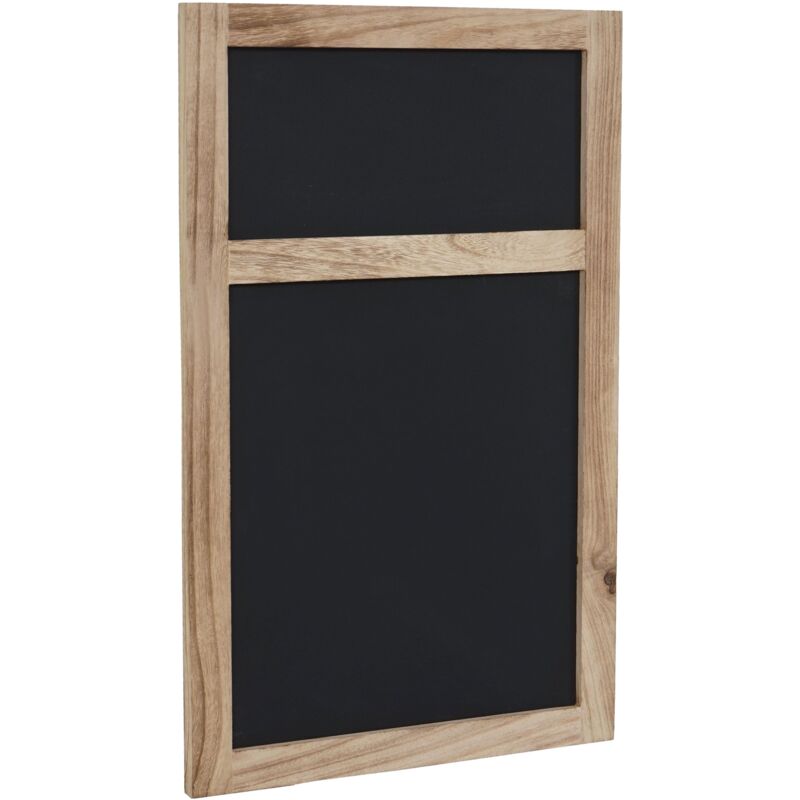 foto del prodotto pannello da parete in gesso per lavagna 55x34x2cm aspetto vintage shabby marrone naturale 040003776