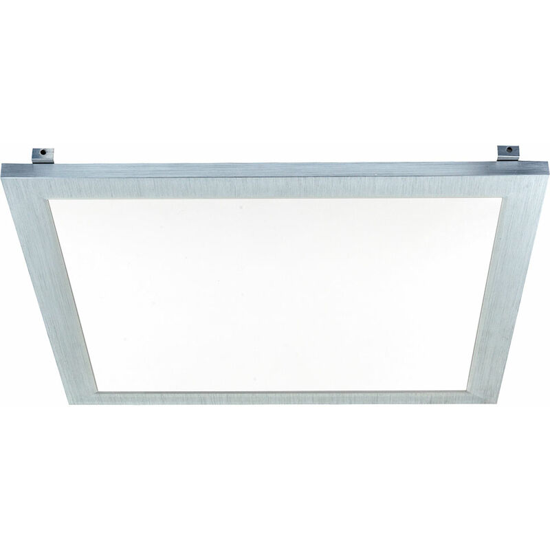foto del prodotto pannello da soffitto plafoniera plafoniera pannello da incasso lampada da ufficio, telaio piatto quadrato opale, 1x led 18w 1100lm bianco caldo,