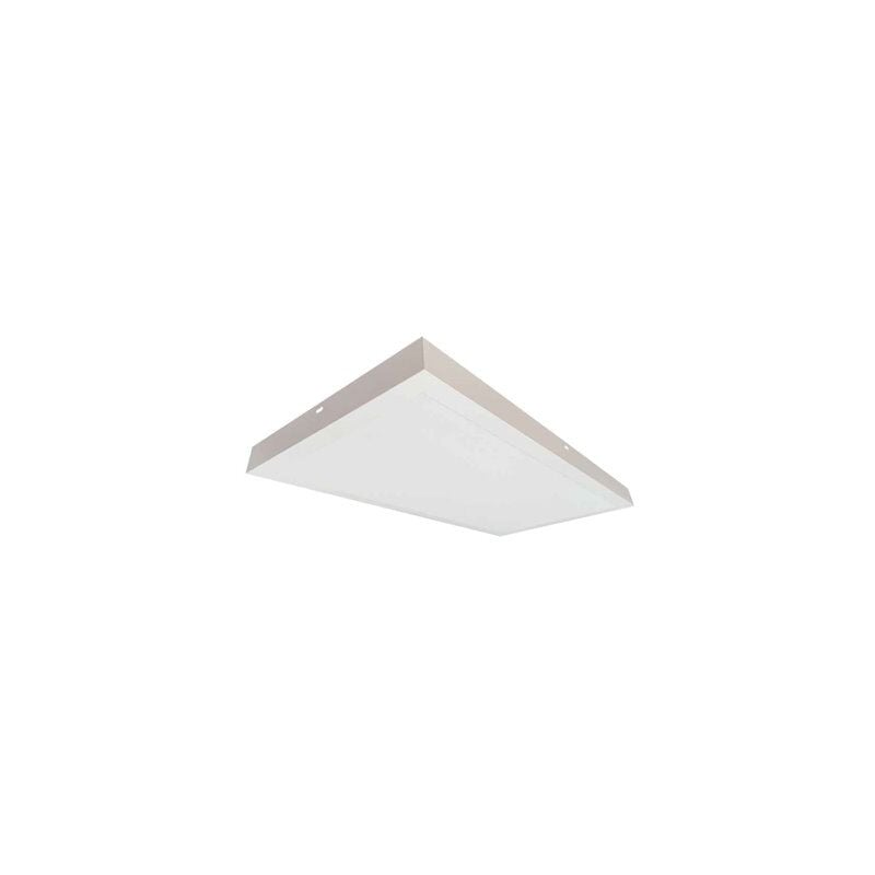 foto del prodotto pannello da superficie led rettangolare kisongo 60x30cm 24w 6000k bianco