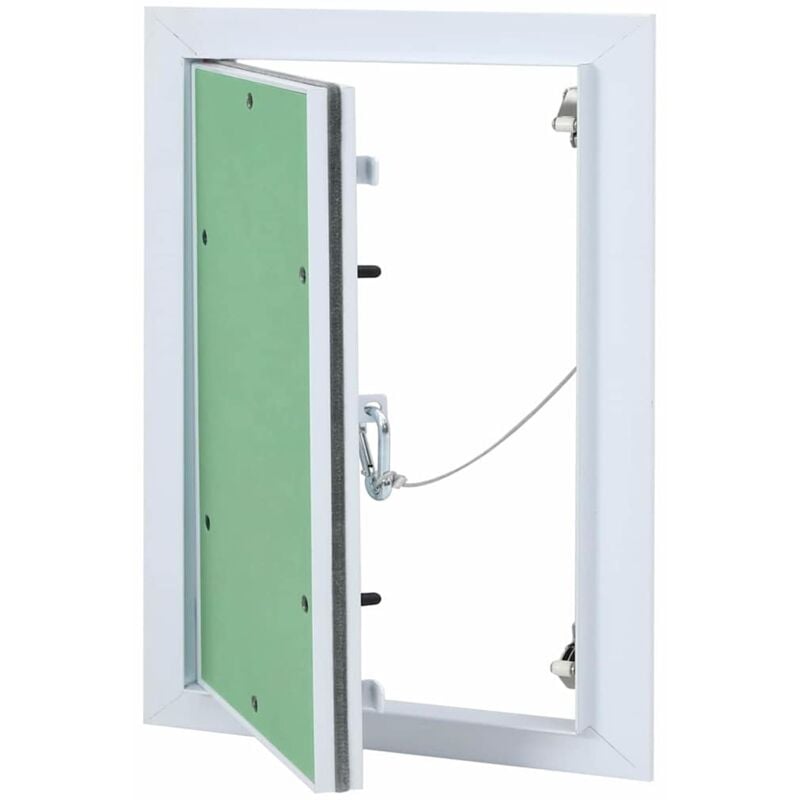 foto del prodotto pannello di accesso bianco 25 x 35 cm alluminio e cartongesso vidaxl