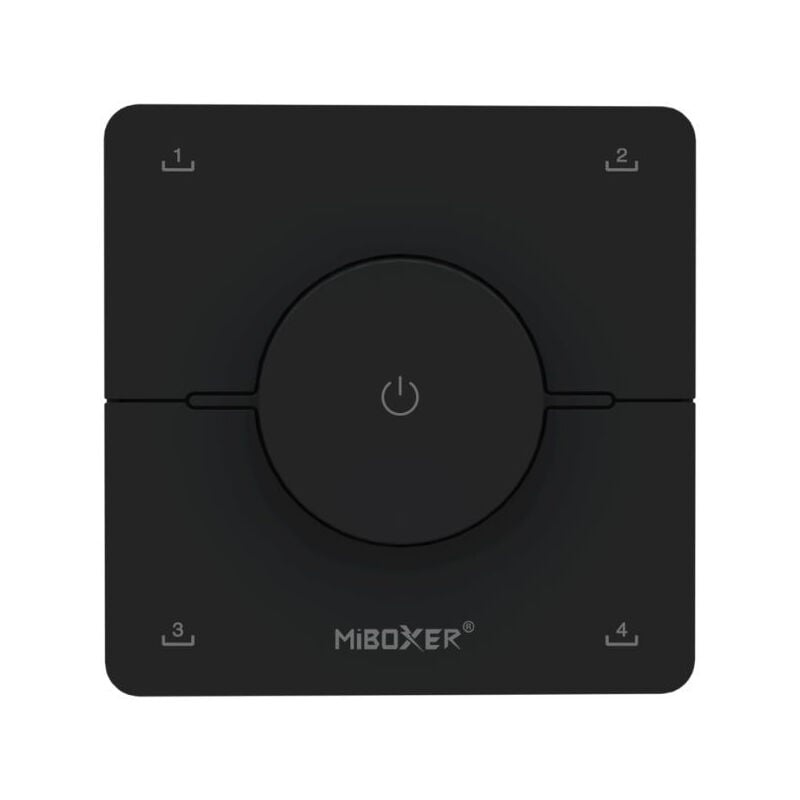 foto del prodotto pannello di controllo rf con rotella cct 4 scene mi light