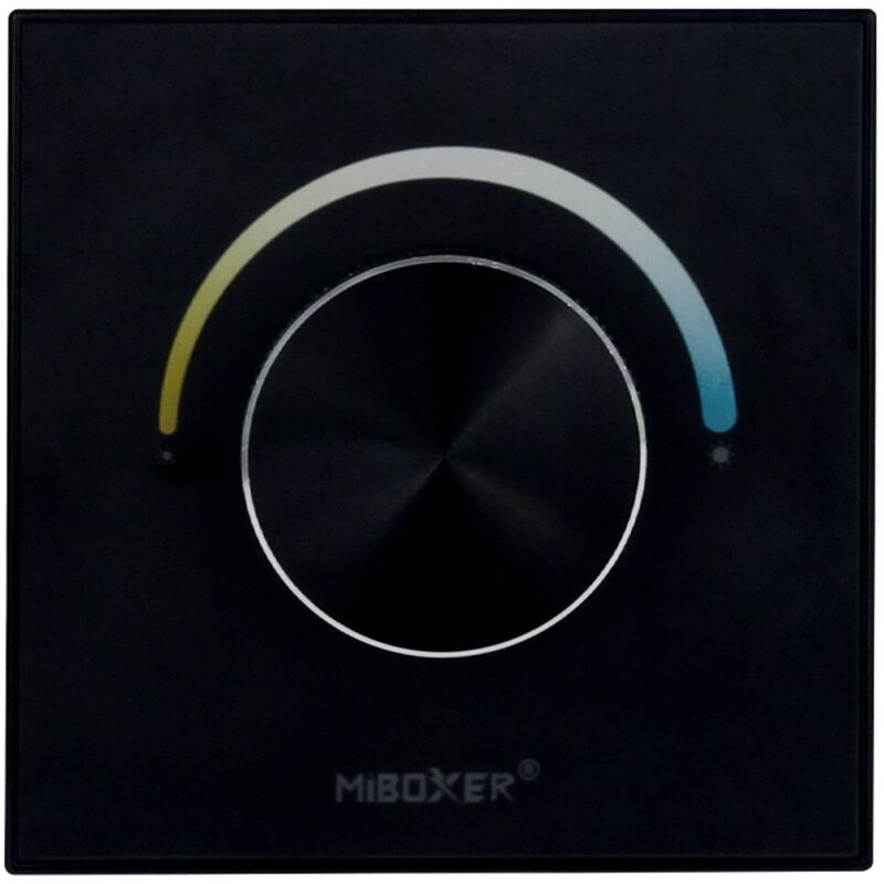 foto del prodotto pannello di controllo rf con rotella cct mi light 2,4ghz