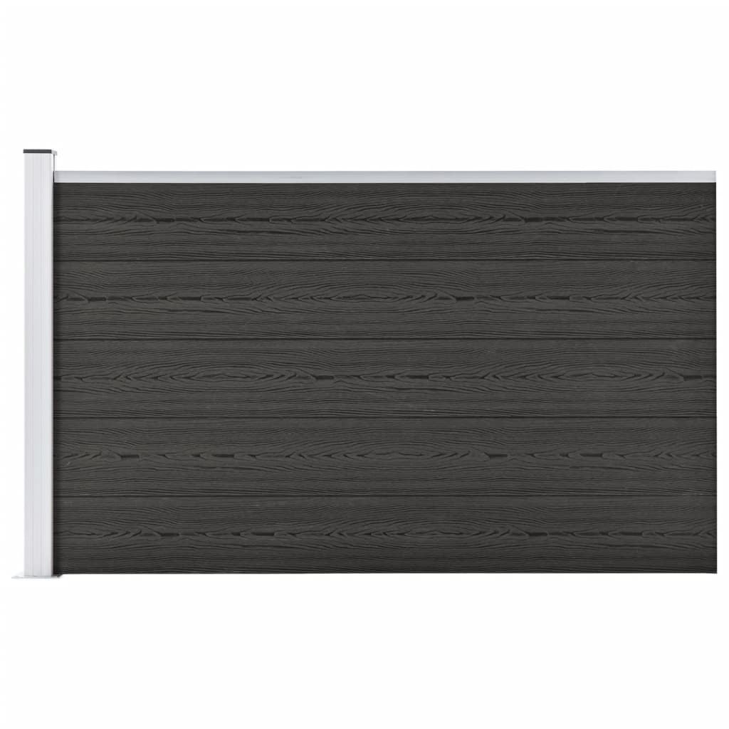foto del prodotto pannello di recinzione in wpc 175x105 cm grigio cod mxl 6994