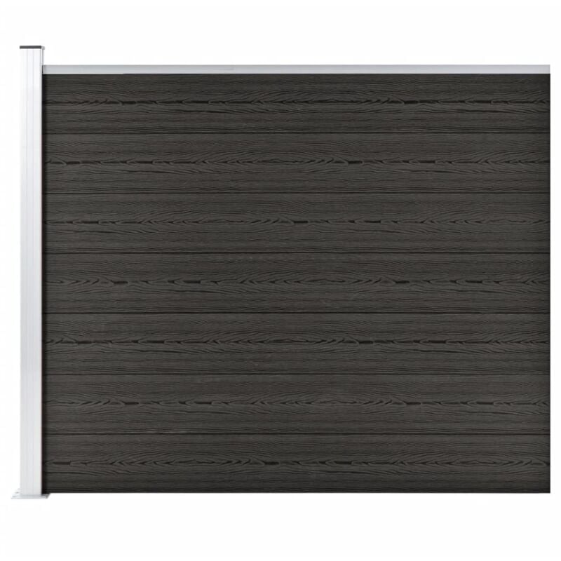 foto del prodotto pannello di recinzione in wpc 175x146 cm ideale per giardino vari colori colore grigio