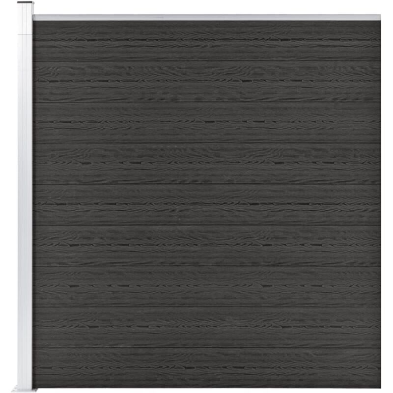 foto del prodotto pannello di recinzione in wpc 175x186 cm ideale per giardino vari colori colore grigio