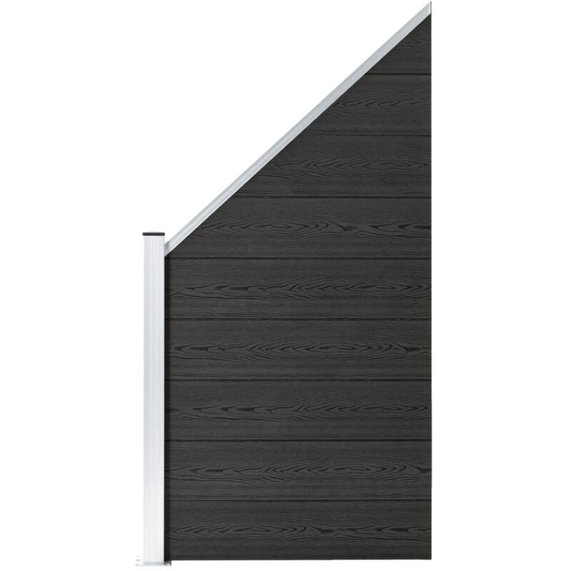 foto del prodotto pannello di recinzione in wpc 95x 105 180 cm grigio vidaxl