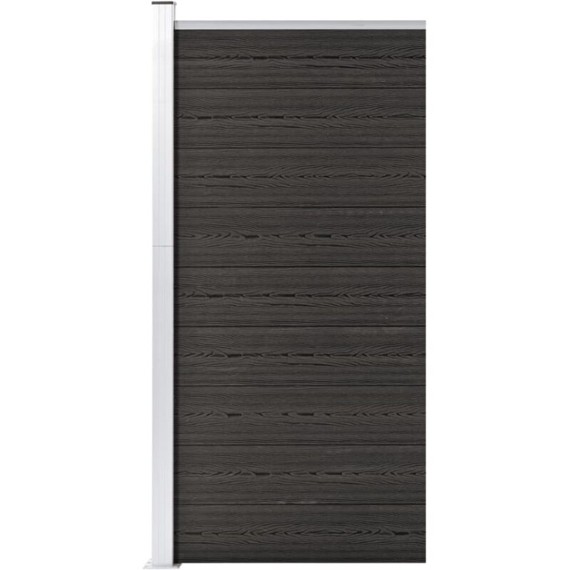 foto del prodotto pannello di recinzione in wpc 95x186 cm ideale per giardino vari colori colore grigio