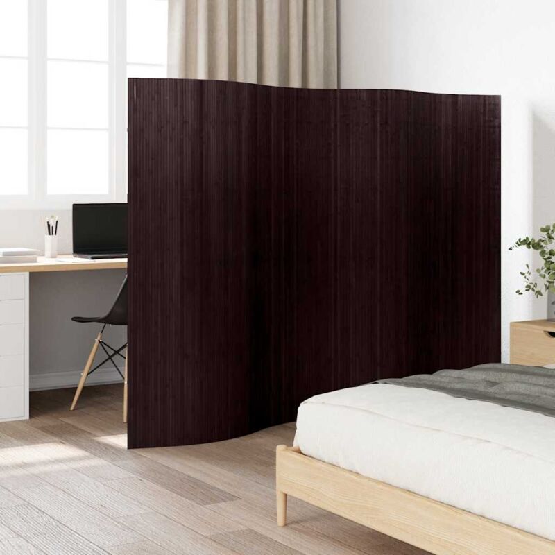 foto del prodotto pannello divisore per la stanza bamb 250x165 cm vari colori colore marrone scuro