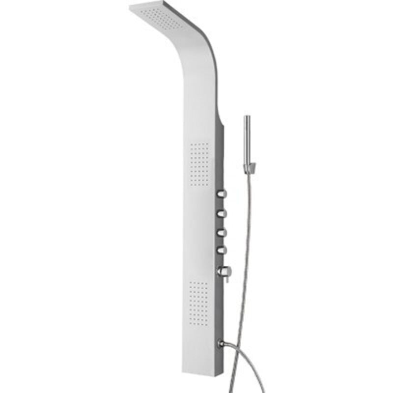foto del prodotto pannello doccia multifunzione mod. formentera bianco lucido