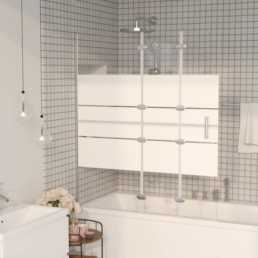 foto del prodotto pannello doccia pieghevole in esg 120x140 cm bianco cod mxl 42678