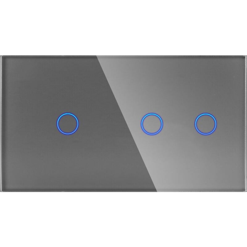 foto del prodotto pannello doppio vetro 1g2g grigio dc smart home