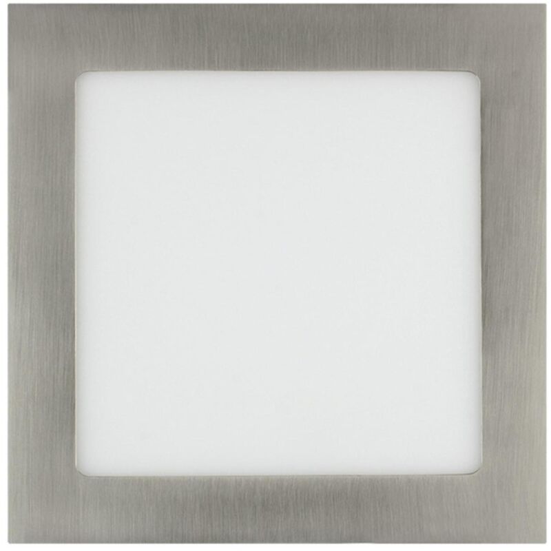 foto del prodotto pannello downlight led 15w quadrata superslim foro 180x180mm argento bianco naturale 4000k