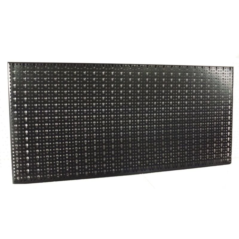 foto del prodotto pannello forato acciaio nero 500x1000mm oreca new