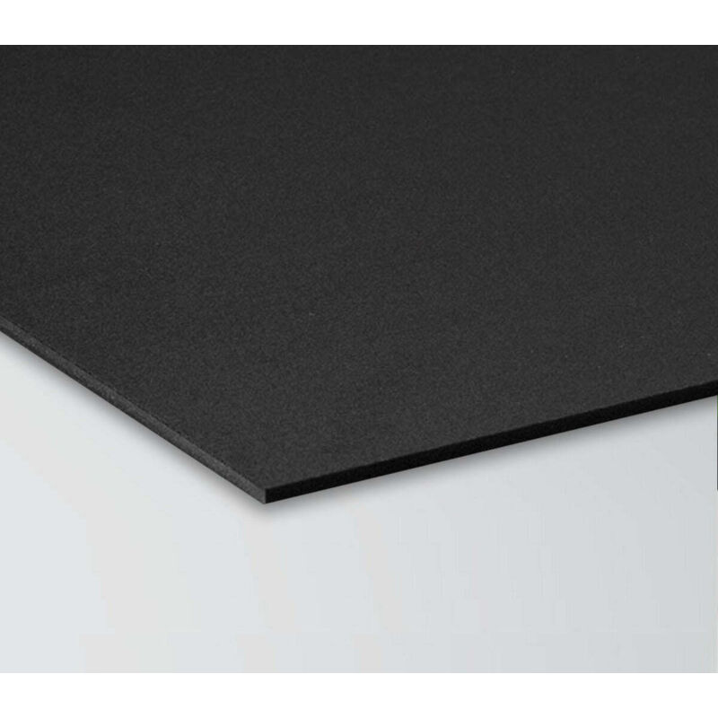 foto del prodotto pannello forex spessore 3 mm colore nero misura 100x150 cm