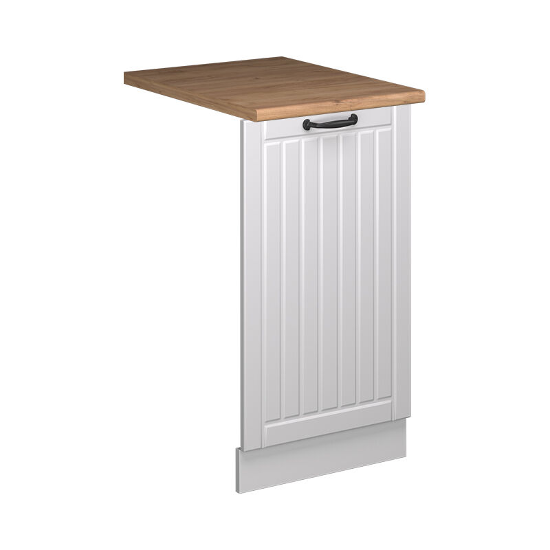 foto del prodotto pannello frontale della lavastoviglie fame line, bianco casa di campagna, 45 cm , pl rovere vicco