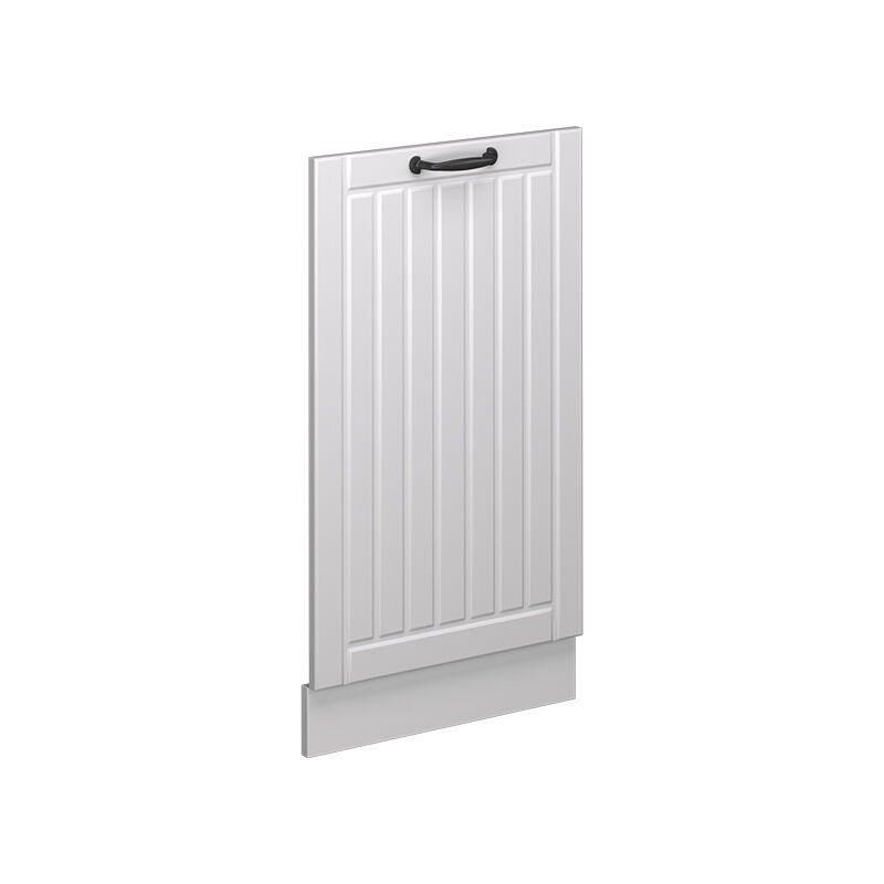 foto del prodotto pannello frontale della lavastoviglie fame line, bianco casa di campagna, 45 cm senza piano di lavoro vicco