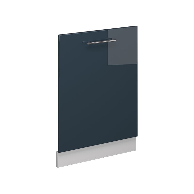 foto del prodotto pannello frontale della lavastoviglie fame line, blu scuro lucido, 60 cm senza piano di lavoro, vicco