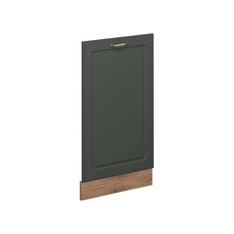 foto del prodotto pannello frontale della lavastoviglie fame line, verde oro country house, 45 cm senza piano di lavoro vicco
