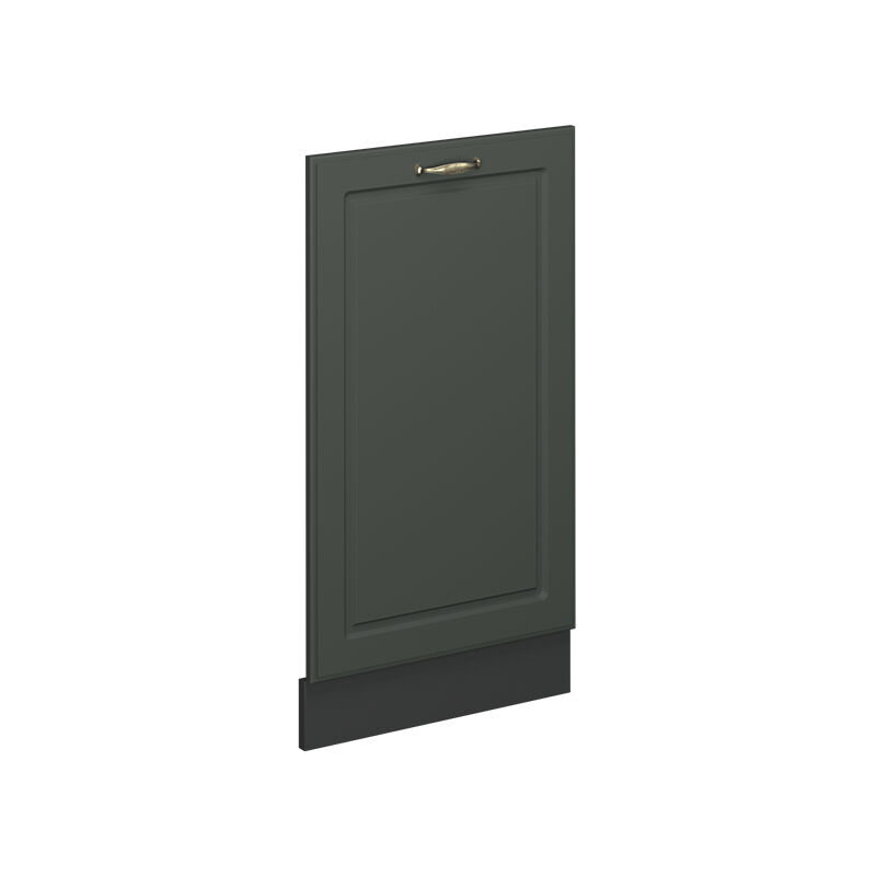 foto del prodotto pannello frontale della lavastoviglie fame line, verde oro country house, 45 cm senza piano di lavoro vicco