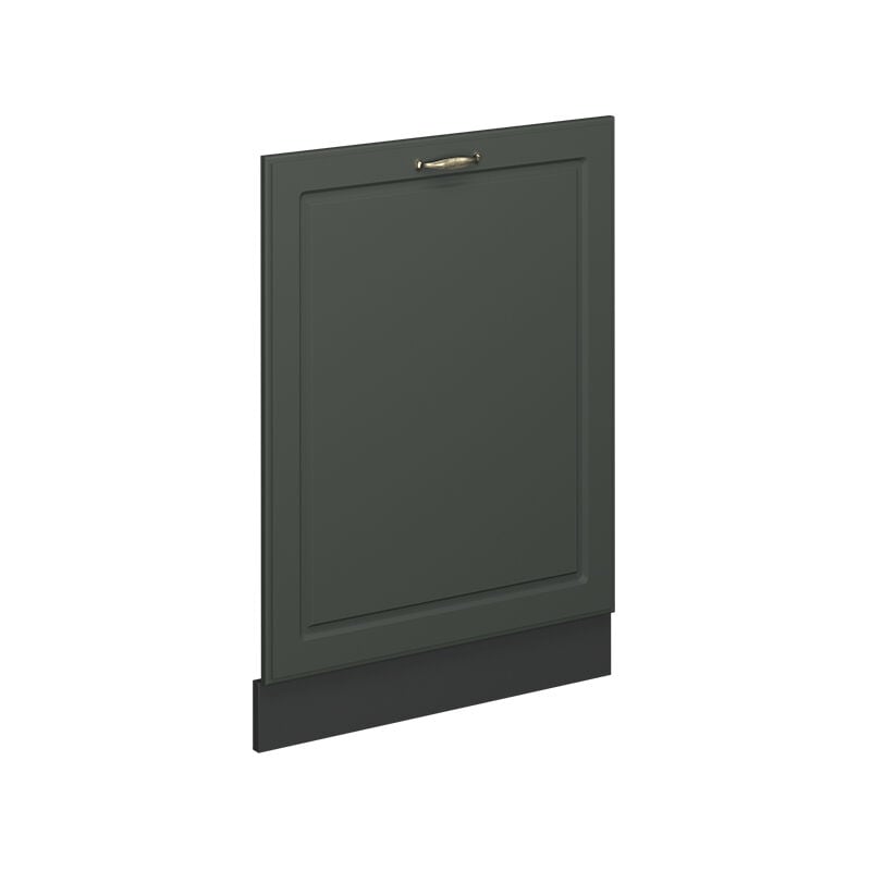 foto del prodotto pannello frontale della lavastoviglie fame line, verde oro country house, 60 cm senza piano di lavoro vicco