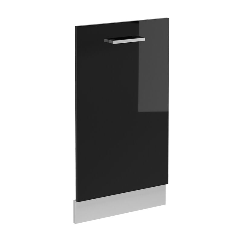 foto del prodotto pannello frontale della lavastoviglie r line, nero lucido, 45 cm senza piano di lavoro vicco