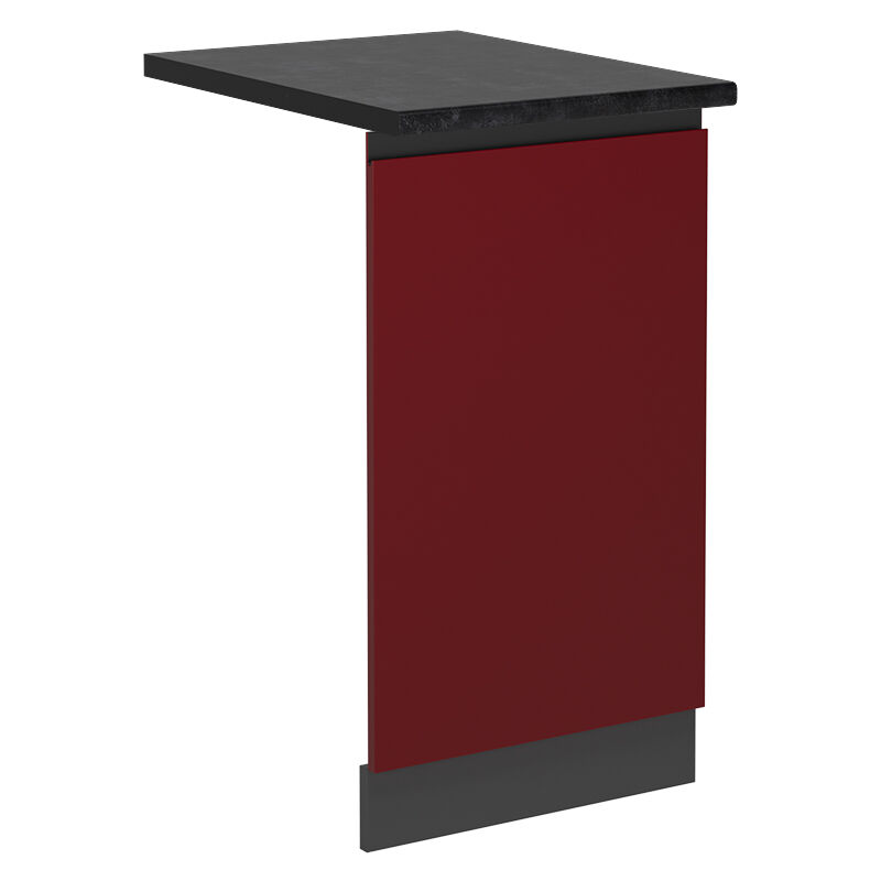 foto del prodotto pannello frontale della lavastoviglie r line, rosso, 45 cm , pl antracite vicco