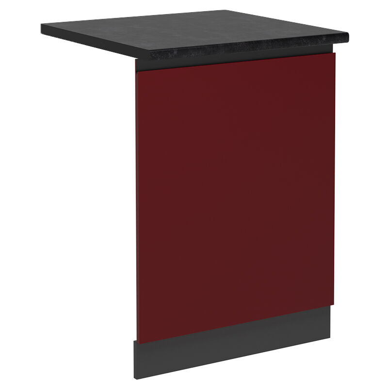 foto del prodotto pannello frontale della lavastoviglie r line, rosso, 60 cm , pl antracite vicco
