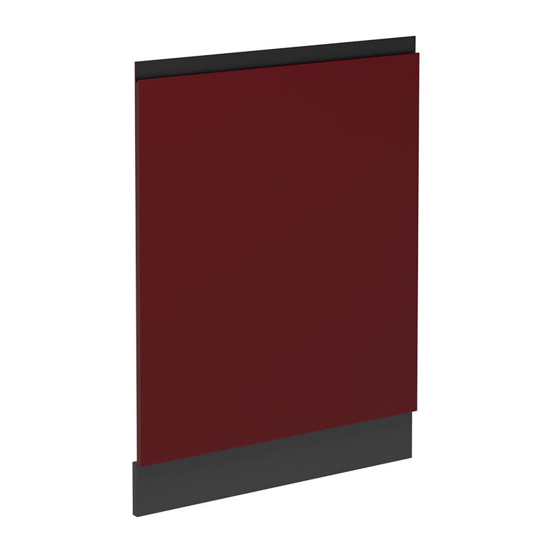 foto del prodotto pannello frontale della lavastoviglie r line, rosso, 60 cm senza piano di lavoro vicco