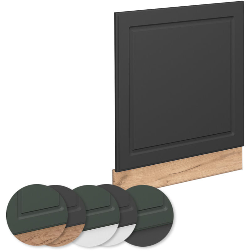 foto del prodotto pannello frontale fame line, antracite oro, 60 cm senza piano di lavoro vicco