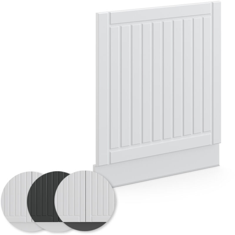 foto del prodotto pannello frontale fame line, bianco casa di campagna, 60 cm senza piano di lavoro vicco