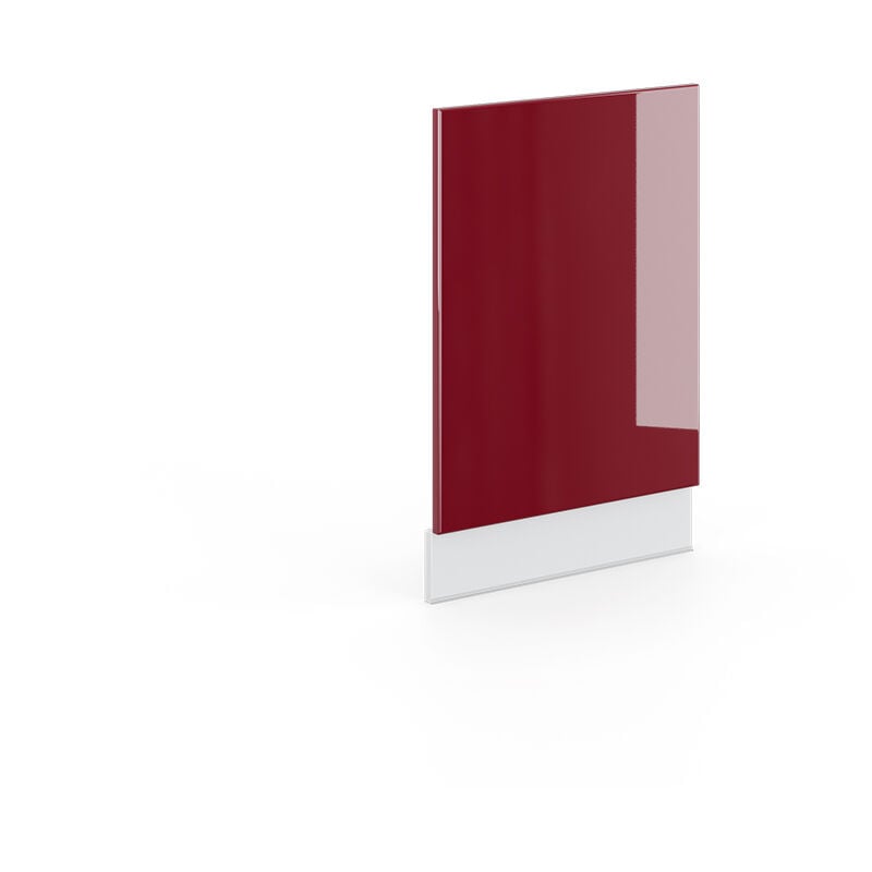 foto del prodotto pannello frontale fame line, rosso bordeaux lucido, 45 cm senza piano di lavoro, vicco