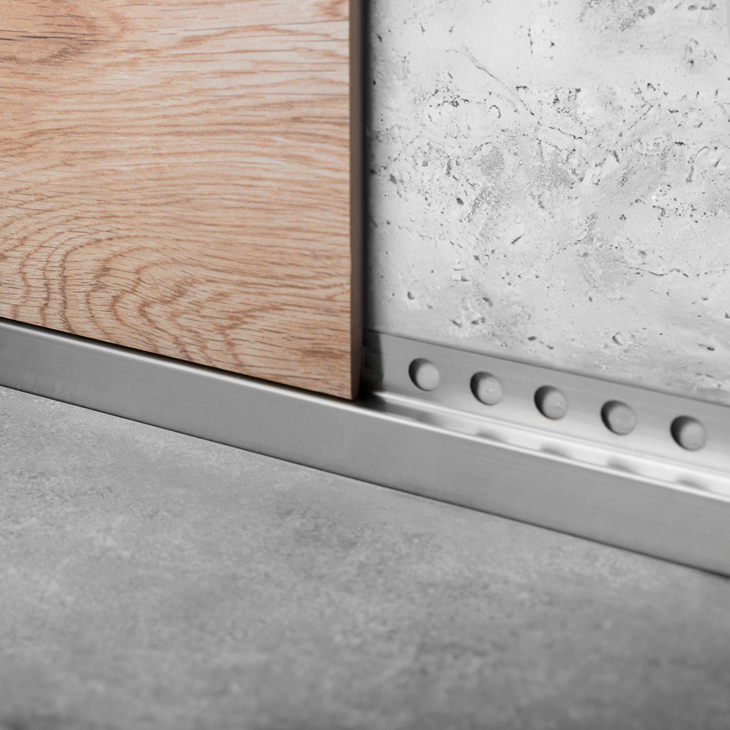 foto del prodotto pannello frontale per piatto doccia 130cm brush nickel