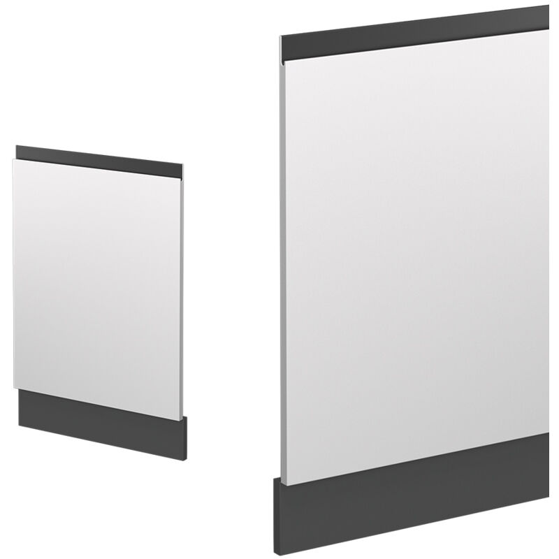 foto del prodotto pannello frontale r-line, bianco, 44.6 cm forma a j, senza piano di lavoro vicco