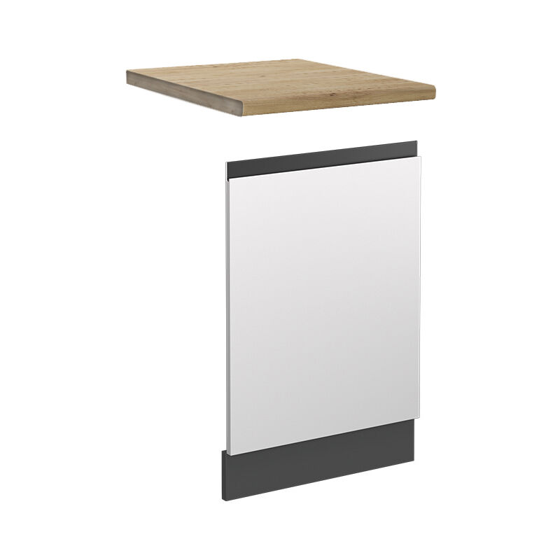foto del prodotto pannello frontale r line, bianco, 45 cm , pl rovere, vicco
